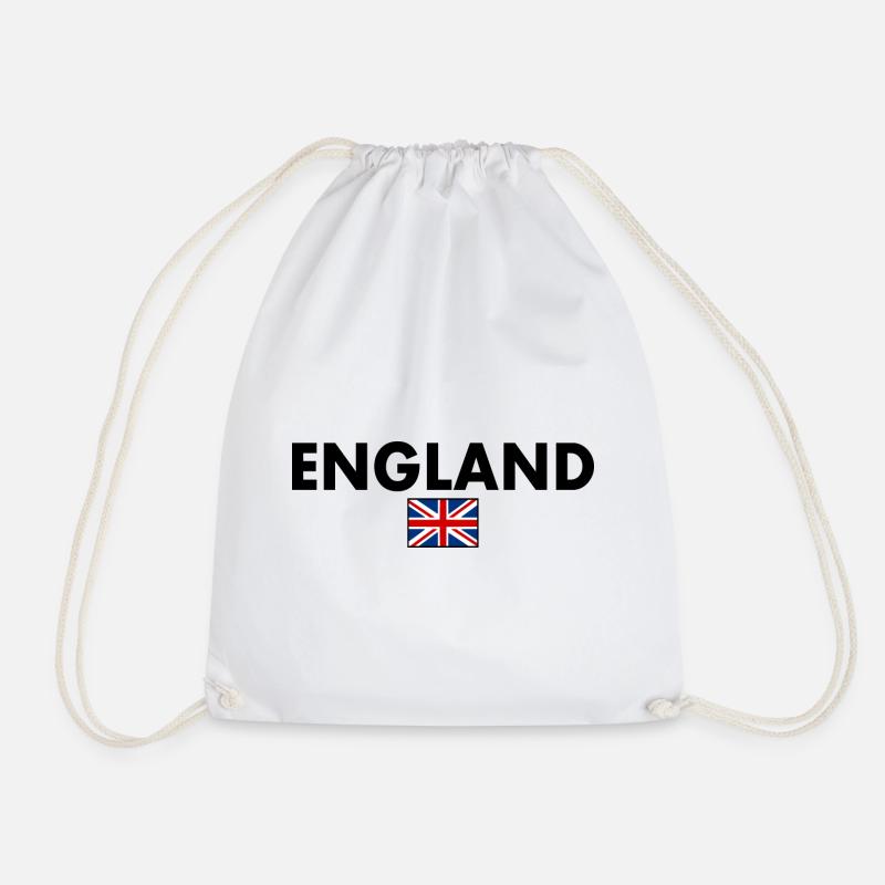 England - Drawstring Bag - white