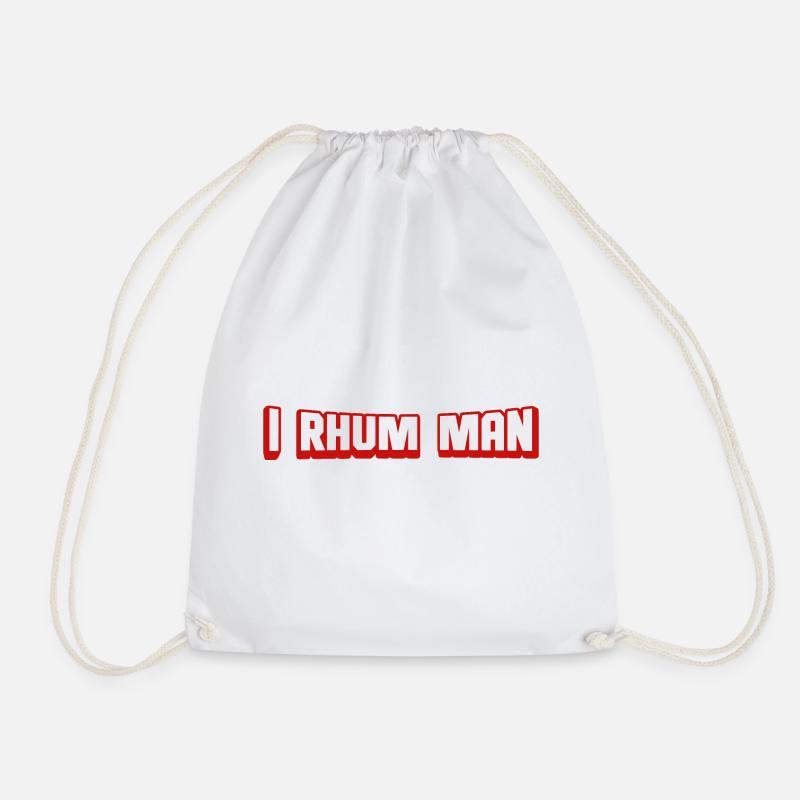 Ich Rum Mann - Turnbeutel - Weiß
