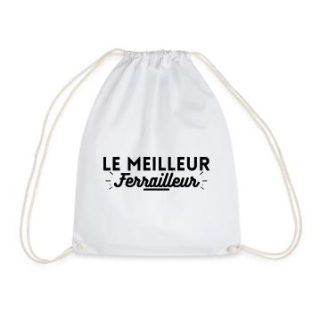 le meilleur ferrailleur. cadeau ferrailleur - Sac de sport léger - blanc - Devant
