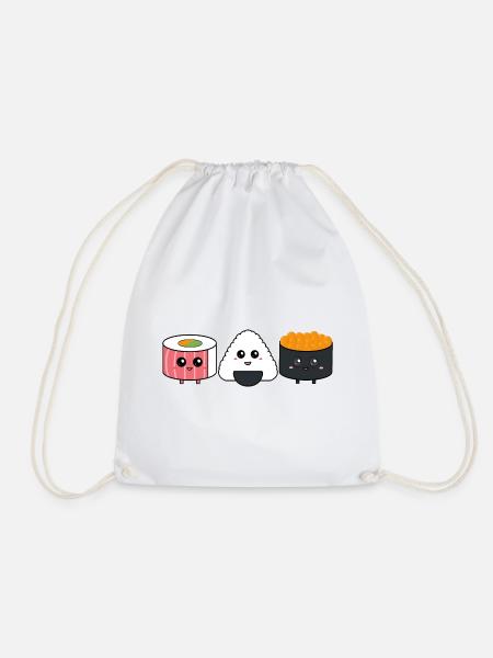 Trio de sushi - Sac de sport léger - blanc