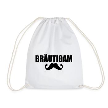 bräutigam - Turnbeutel - Weiß - Vorne