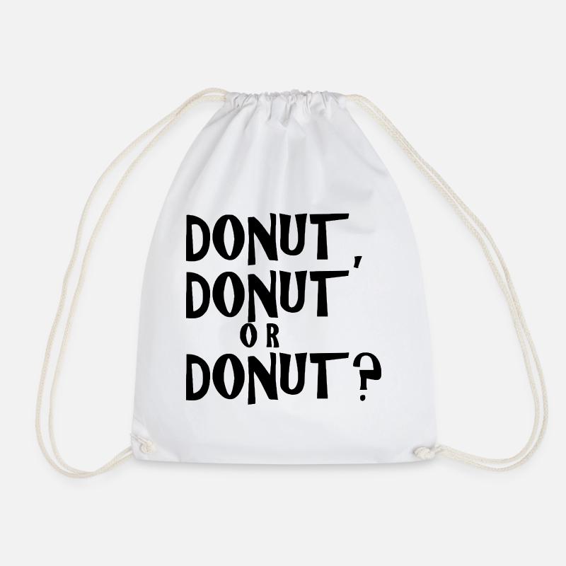 Beignet ou beignet - Sac de sport léger - blanc