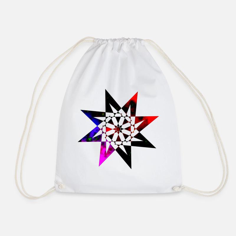 Fantasie Geschenk Stern - Turnbeutel - Weiß