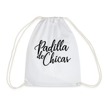 Padilla de Chicas Bride's Gang Bridesmaid Wedding - Drawstring Bag - white - Front