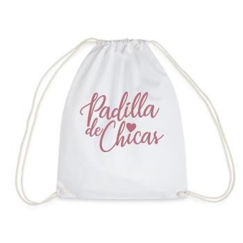 Padilla de Chicas Bride's Gang Bridesmaid Wedding - Drawstring Bag - white - Front