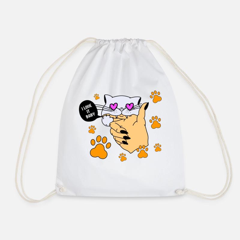 i love it cate - Sac de sport léger - blanc