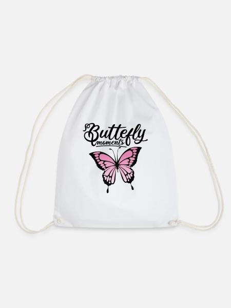Butterfly "moments" - Turnbeutel - Weiß