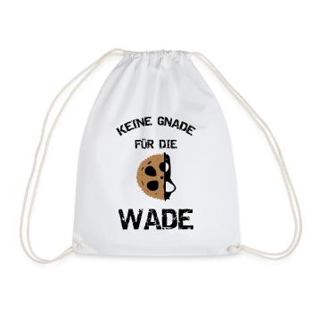 No mercy for the calf bike bike - Drawstring Bag - white - Front