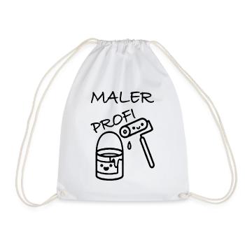 Süsser Maler Profi - Turnbeutel - Weiß - Vorne