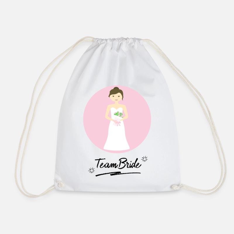 bride - Turnbeutel - Weiß