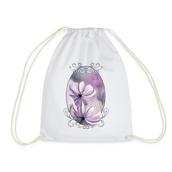 La fleur d'hiver - Sac de sport léger - blanc - Devant