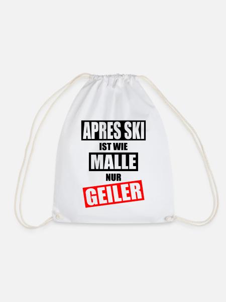 Apres Ski - Turnbeutel - Weiß