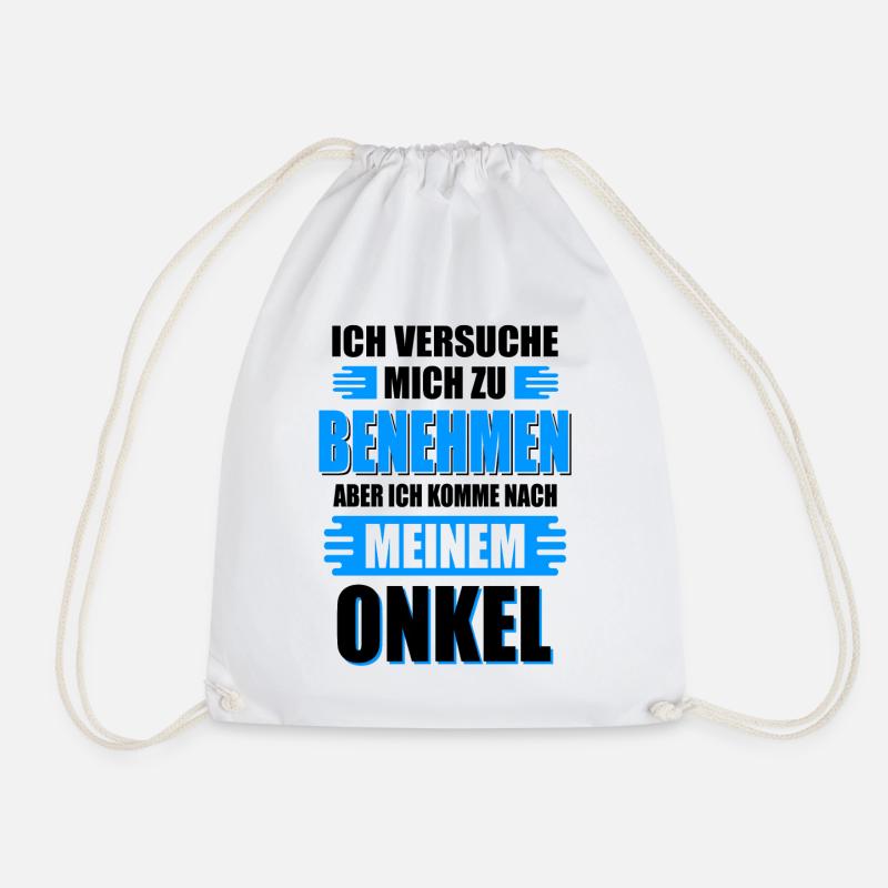 Onkel Neffe Nichte - Turnbeutel - Weiß