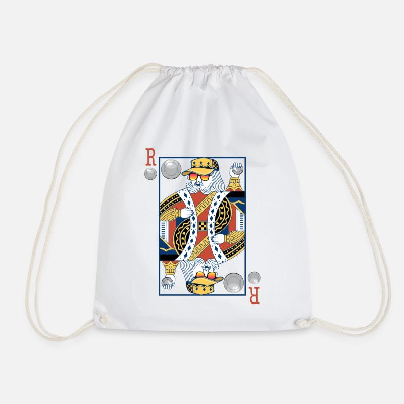 Roi de petanque v2 - Sac de sport léger - blanc
