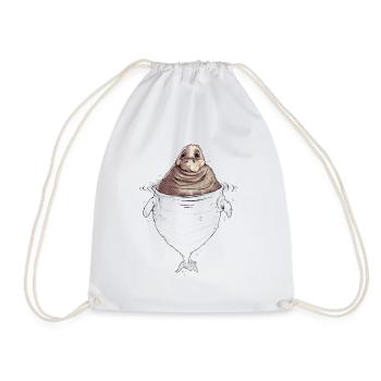 Steller's sea cow - Drawstring Bag - white - Front