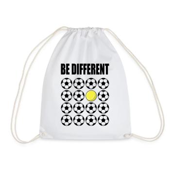 Tennis Drôle de cadeau - Sac de sport léger - blanc - Devant