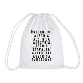 L'AUTRICHE - Sac de sport léger - blanc - Devant