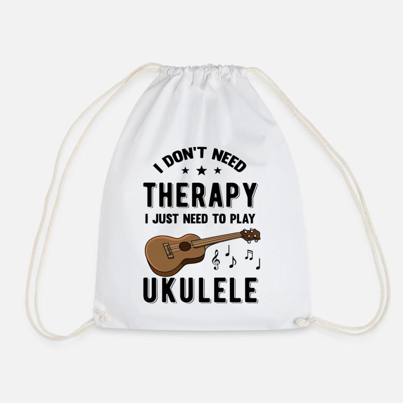 Juste mon ukulélé disant drôle - Sac de sport léger - blanc