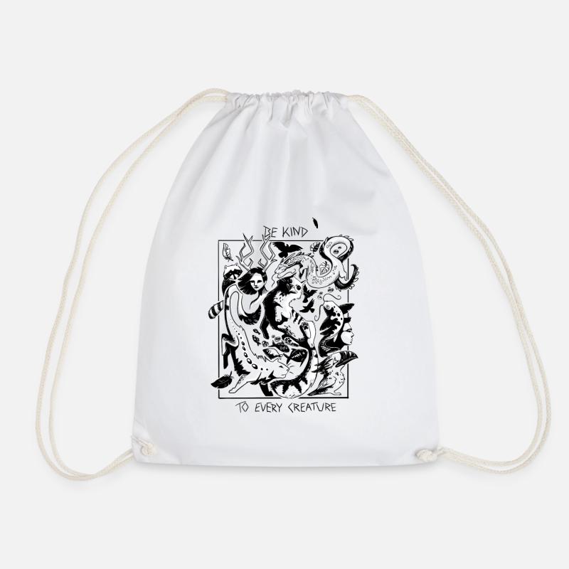 Soyez gentil - Sac de sport léger - blanc