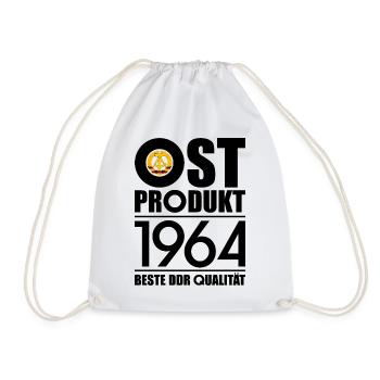 62. GEBURTSTAG OSSI OSTPRODUKT 1964 DDR - Turnbeutel - Weiß - Vorne