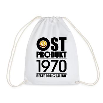 56. GEBURTSTAG OSSI OSTPRODUKT 1970 DDR - Turnbeutel - Weiß - Vorne