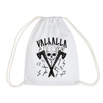 Valhalla Runes - Turnbeutel - Weiß - Vorne