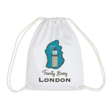 Londres, Trinity Buoy Lighthouse, Pixel Art - Sac de sport léger - blanc - Devant