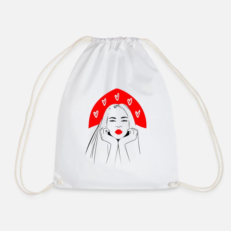 Matreshka - Turnbeutel - Weiß