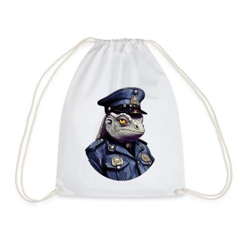 Police caméléon - Sac de sport léger - blanc - Devant