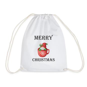 Joyeux Noël Gnome - Sac de sport léger - blanc - Devant