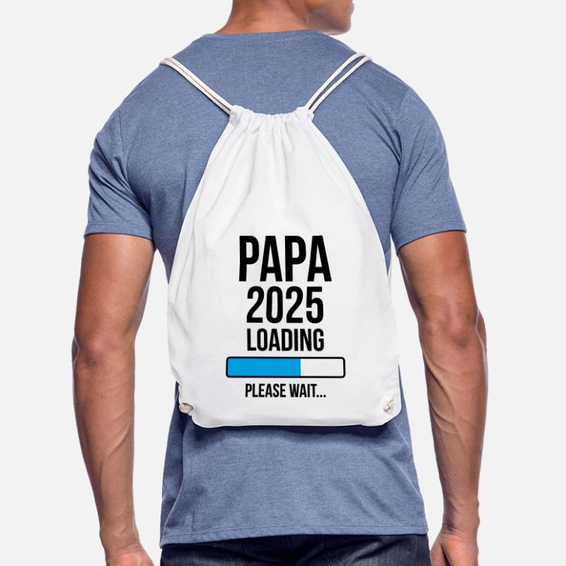 Papa 2025 Loading Please wait... Drawstring Bag