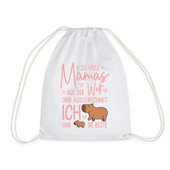 So viele Mamas Beste Mama Baby Muttertag Geschenk - Turnbeutel - Weiß - Vorne