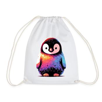 Pingouin - Sac de sport léger - blanc - Devant