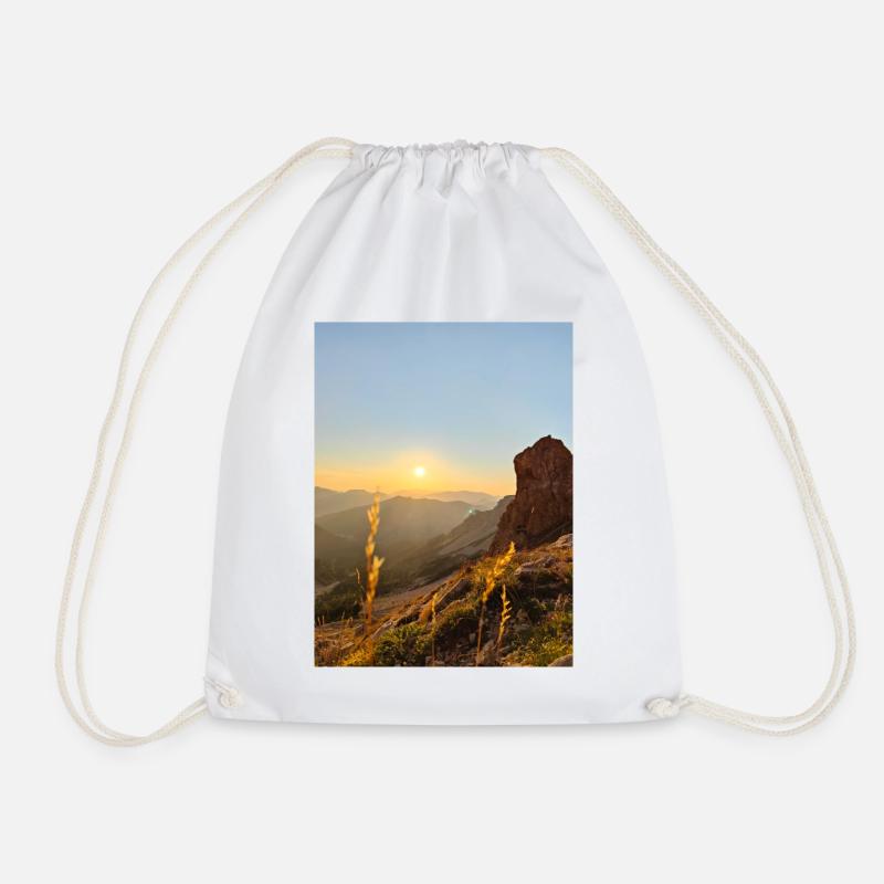 Coucher de soleil - Sac de sport léger - blanc