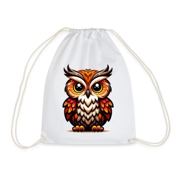 Hibou - Sac de sport léger - blanc - Devant