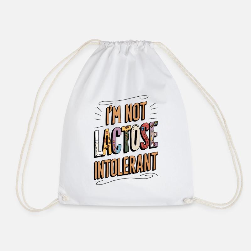 Not Lactose Intolerant - Turnbeutel - Weiß