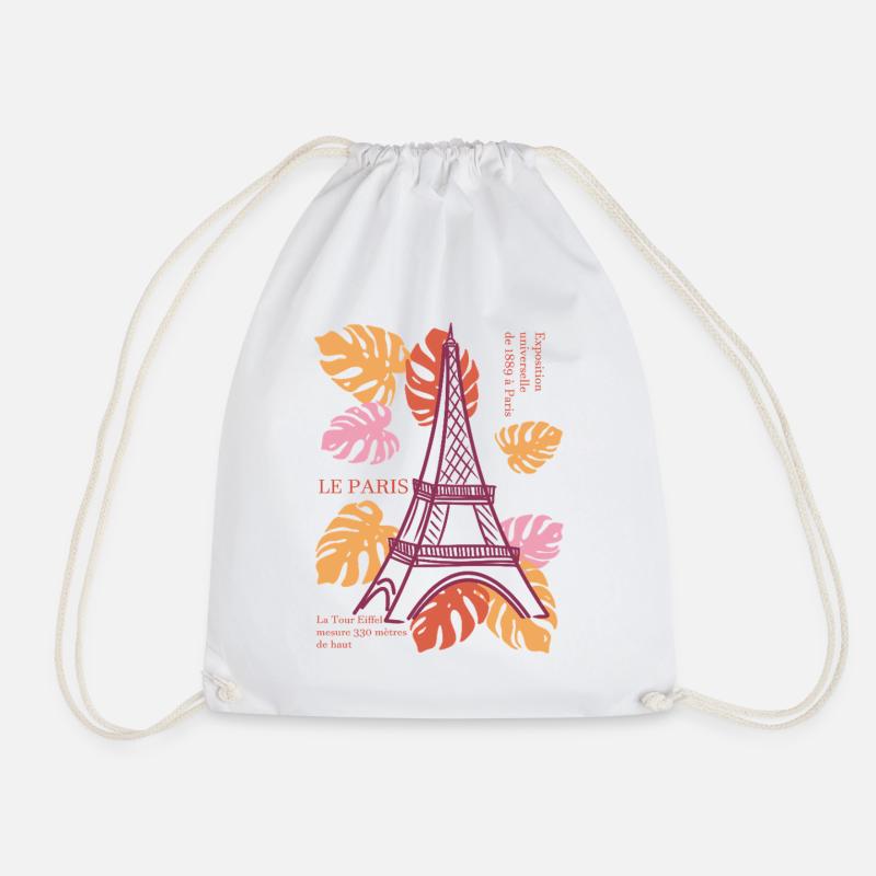 Tour Eiffel - Sac de sport léger - blanc