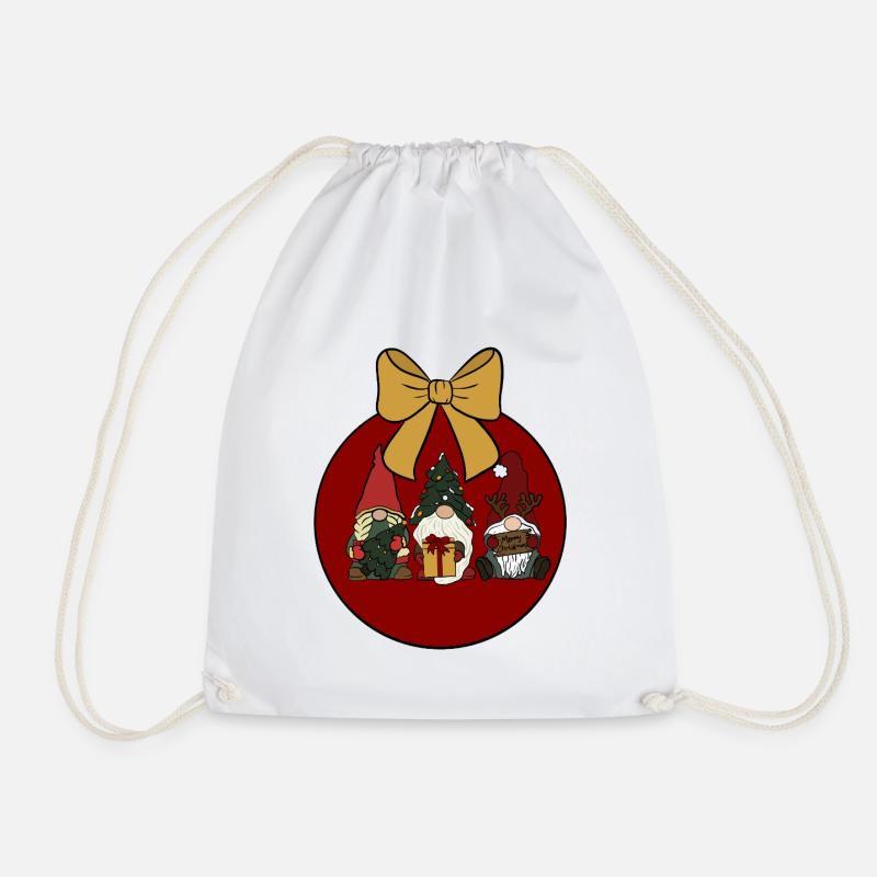 Brownie - Drawstring Bag - white