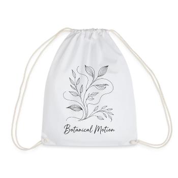 Botanical Motion – Bewegung der Natur - Turnbeutel - Weiß - Vorne