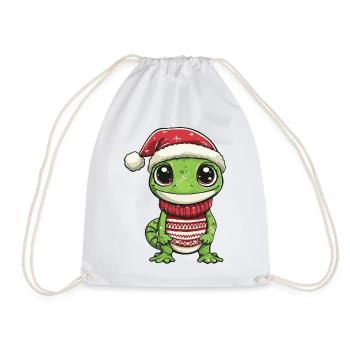 Noël de Noël Lizard - Sac de sport léger - blanc - Devant
