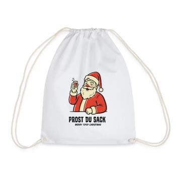 Prost du Sack - Turnbeutel - Weiß - Vorne