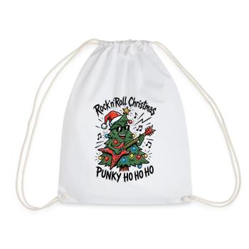 Noël Rock’n’Roll - Sac de sport léger - blanc - Devant