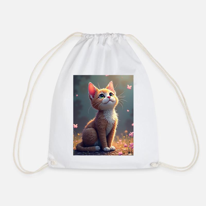 chaton_mignon - Turnbeutel - Weiß