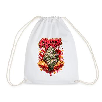 Cherry Pie Graffiti Print - Sac de sport léger - blanc - Devant