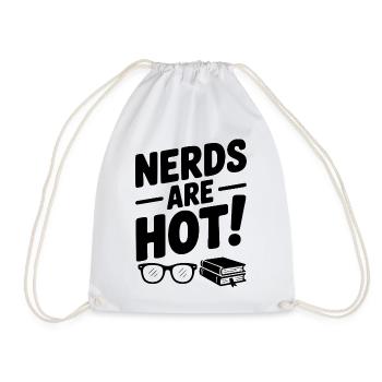 Les nerds sont chauds ! - Sac de sport léger - blanc - Devant