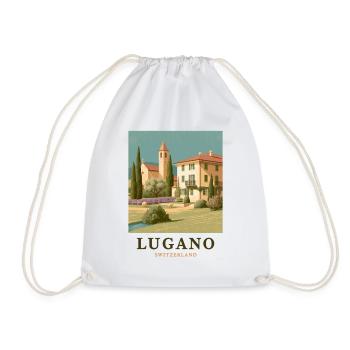 Lugano Villa Panorama - Turnbeutel - Weiß - Vorne
