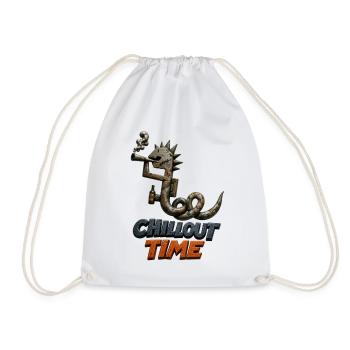 Chillout Time Snake Punk - Sac de sport léger - blanc - Devant