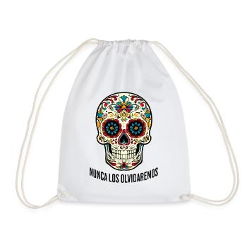 Día de los Muertos – Nunca Los Olvidaremos - Turnbeutel - Weiß - Vorne