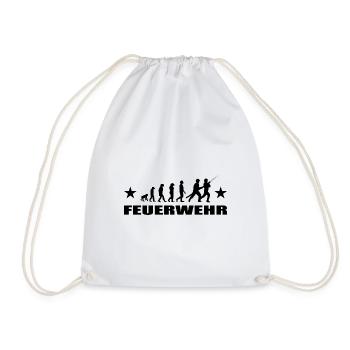 Feuerwehr - Turnbeutel - Weiß - Vorne