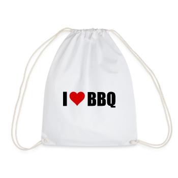 BBQ - Turnbeutel - Weiß - Vorne